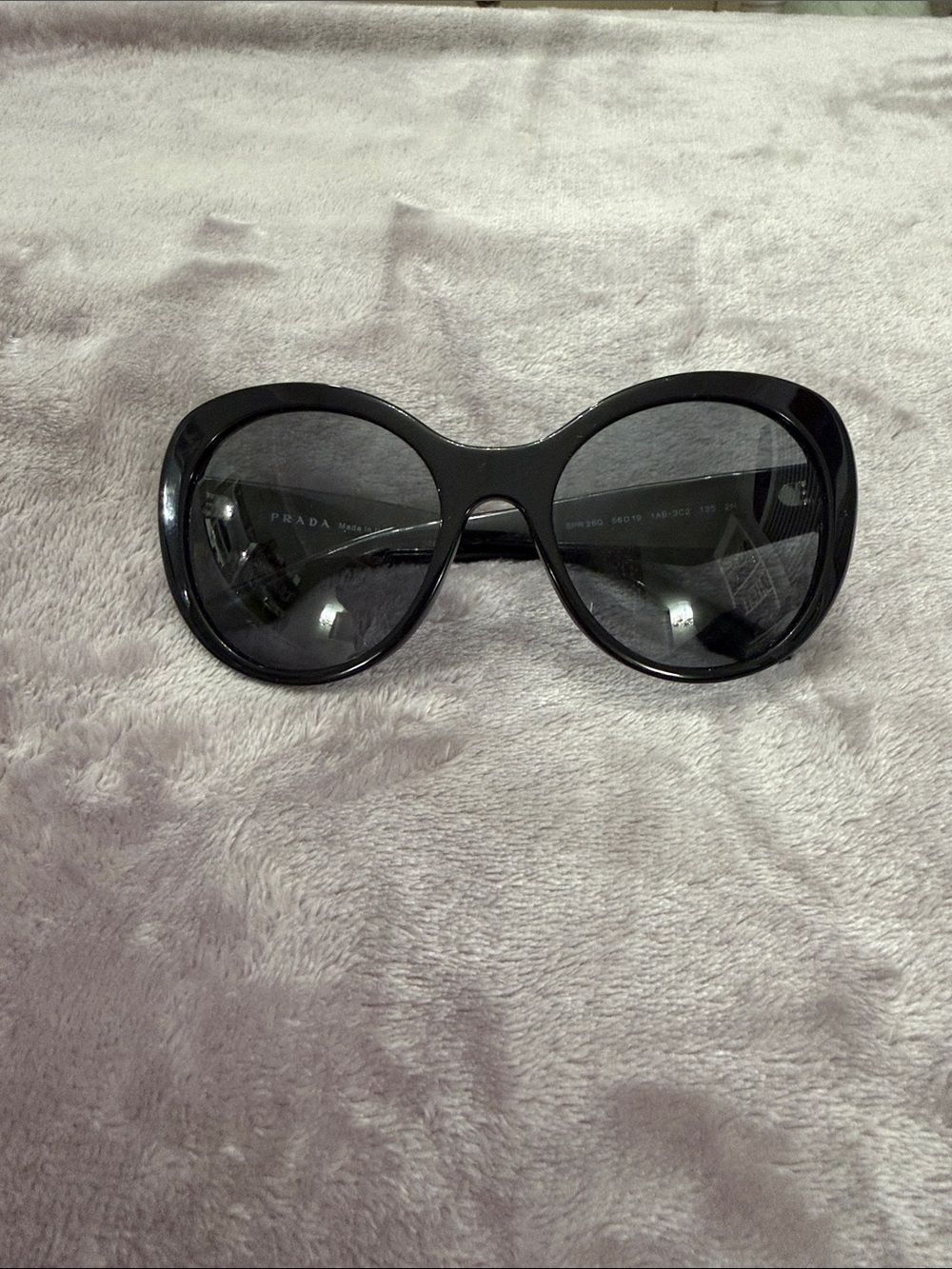 Prada Women's Black Oversized Sunglasses